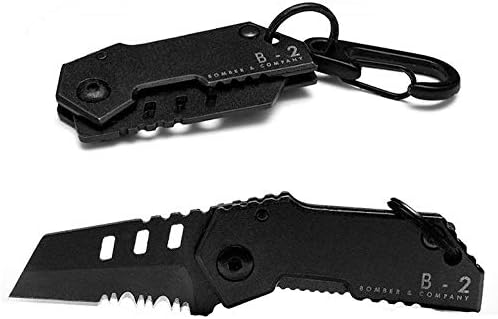 B-2 Bomber Nano Blade Utility Multi Pocket Knife World's Smallest Tactical Pocket Knife EDC Multitool