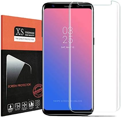 for Galaxy S8 Tempered Glass Screen Protector，Samface[9H Hardness][HD Clear][Anti-Scratches][Bubble Free] Easy Installation Premium Screen Protector for Samsung Galaxy S8