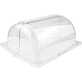 Chafing Dessert Cake Cover Plastic Clear Proof Food Display Cover Cake Plate Food Display Lid Dim Sum Dust Cover for Display and Protect Delicious Bakery Treats