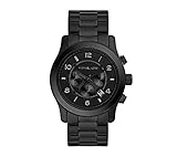 Michael Kors Men's Black Tonal Runway Watch