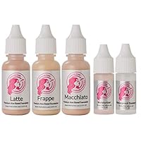 Tickled Pink Airbrush Aloe Foundation Light Sample Pack