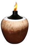 TIKI 1112101 Small Latte Ceramic Tabletop Torch
