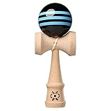 Kendama USA - Tribute Kendama - Black with Blue Stripes