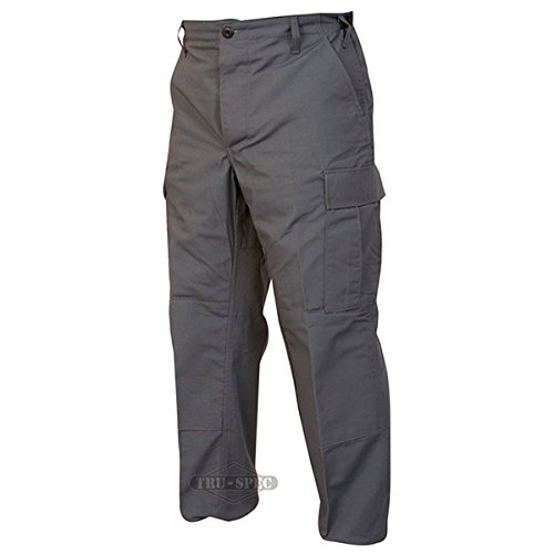 TRU-SPEC 1308010 Classic BDU Pants, Polyester Cotton Rip-Stop, 5X-Large Regular, Charcoal