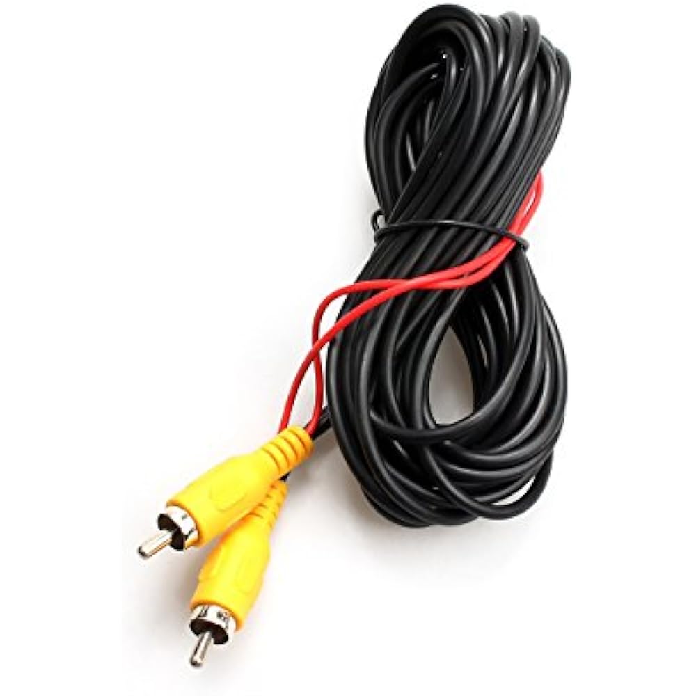 Backup Camera RCA Video Cable CAR Reverse Rear View Parking With