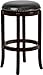 Flash Furniture 29'' High Backless Cappuccino Wood Barstool with Black LeatherSoft Swivel Seat