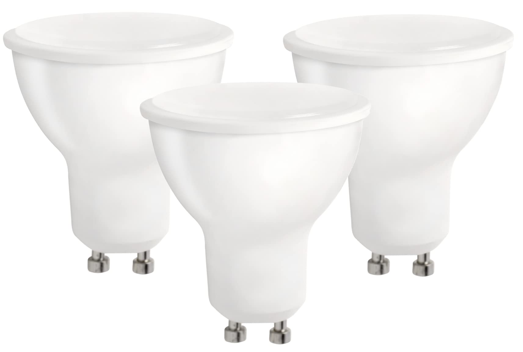 Myonis LED Spot Light Bulbs GU10, 3 Pack, Long Lasting GU10 Spot LED Lamps, 5w (50w Equivalent) Warm White, 350 lumens, Energy Saving Bulbs