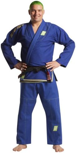 Brazilian Fight Wear "MANAUS" Kimono, Blue, Adult 4
