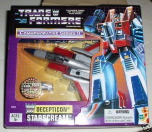 Transformer G1 Commemorative Series II STARSCREAM Reissue