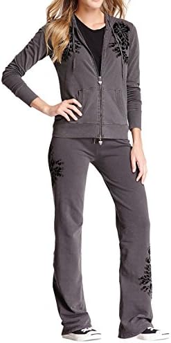 Vertigo Paris Women's Wash Flock Print Lounge Two Piece Jog Set
