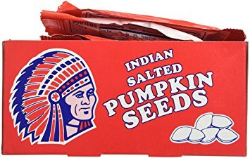 Indian Pumpkin Seeds Salted (4 box deal), 5/16 oz, 36 count (144 bags) From Candy World