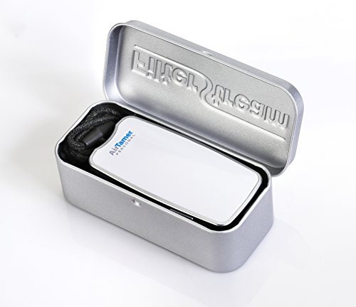 AirTamer A310 |Personal Rechargeable and Portable Air Purifier | Negative Ion Generator | Purifies Air Eliminating Germs, Dust, Viruses, Bacteria, Allergens, Mold, Odors, and More | White