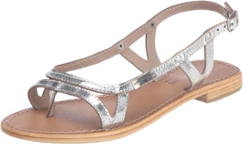 Les Tropeziennes Par M Belarbi Womens Isatis Smooth Or Patent Leather Sandals Grey Size 36