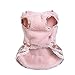 Howstar Pet Dress, Puppy Elegant Lovely Clothes Outfit Party Floral Lace Skirt Soft Warm Sweater (M, Pink)