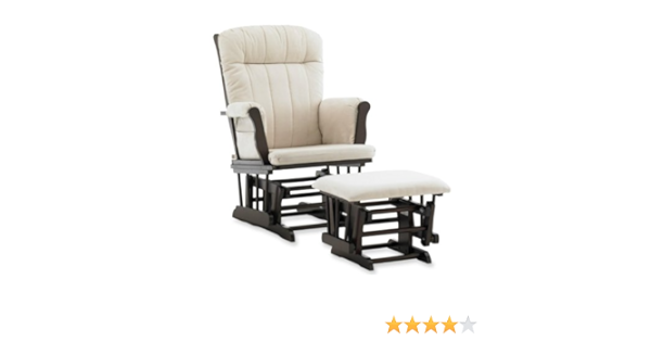 avalon glider rocker with ottoman