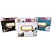 Polite Society Recipe Cards and Box Set - 24 4x6 Recipe Cards - Durable Tin Box - Sky Blue Floral Print with Gold Finish - Keep Recipes Protected and Organized