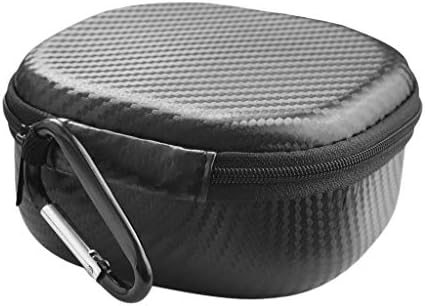 Gwxevce Portable Carrying Bag Shockproof Storage Protective Case Pouch with Carabiner for Powerbeats Pro Over-Ear Wireless Bluetooth Headphone Headset