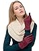 Dimore Womens Winter Gloves Fashion Touch Screen Warm Fleece Lined Ladies Cold Weather Gloves Christmas Gifts