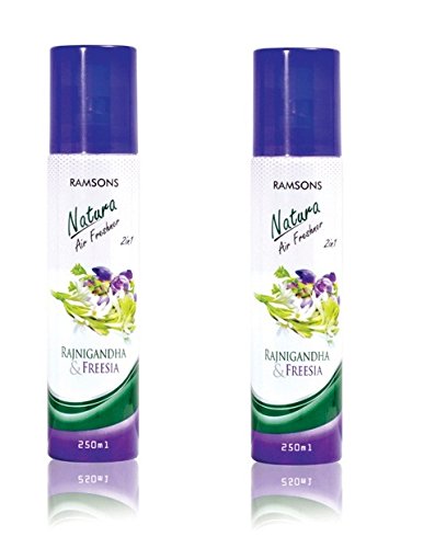 Ramsons Floral RajniGandha Freesia Combo Air Freshener, Room Spray, Car Spray, Room Freshener, Car Perfume Pack of 2