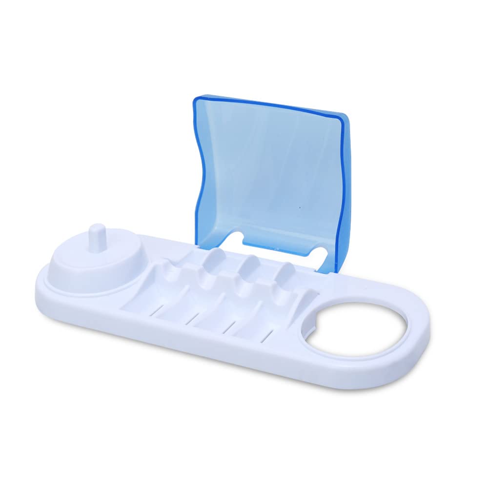 Electric Toothbrush Stand Mount Brush Head Organizer Box Electric Toothbrush Head Holder for Most Toothbrushes