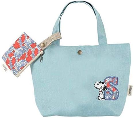 Amazon Co Jp Vintage Peanuts 舟形トートバッグ ミニポーチ付き Snoopy スヌーピー Intermode Liberty インターモード ユージング リバティ ホビー