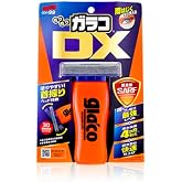 SOFT99 Glaco DX 110ml - Car Glass Coating | SARF technology bonds in 5 minutes. 4-month water-beading performance. Felt applicator adapts to curved glass.