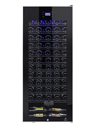 Vinotemp-EL-100TSSD-99-Bottle-Single-Zone-Refrigerator-Wine-Cooler-One-Size-Black