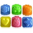 Yunko 6set Fish Car Heart Shape Egg Sushi Rice Mold Mould Decorating Fondant Cake Tool Cookery molds