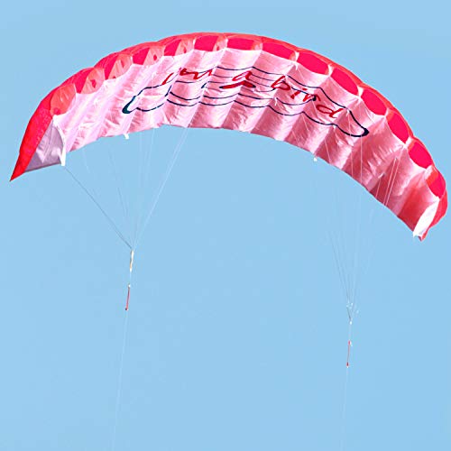 Cumtur Beach Kite,1.4m Dual Line Kitesurfing Stunt Parachute Soft Parafoil Surfing Kite Sport Kite Huge Large Outdoor Activity Beach Flying Kite - Thumbnail 5