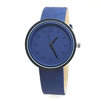 Lady Wrist Watch Fashion Faux Leather Band Round Dial Analog Quartz Student Lover Wrist Watch