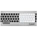 Kuzy - WHITE Keyboard Silicone Cover Skin for Macbook / Macbook Pro 13