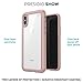 Speck Products Presidio Show iPhone Xs/iPhone X Case, Clear/Rose Gold