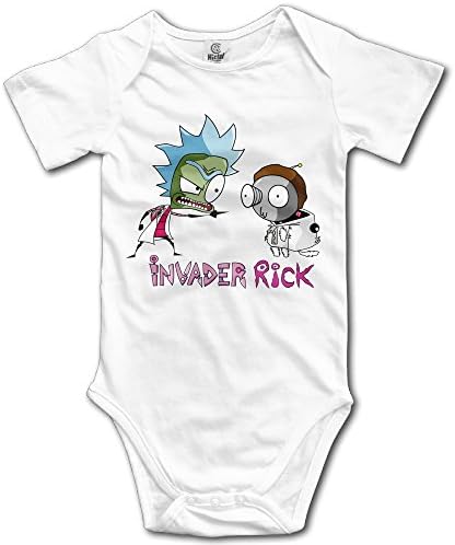 SAMMOI Rick And Morty Baby Jumpsuit Romper Climbing Clothes White