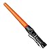 Jowbeam 16 inch Traffic Wand Bright Small Orange LED Safety Signal Wand Light Flashlight with Cone,Flashing Modes,Wrist Strap Lanyard,Using 3 AAA Batteries(Not Included) A200 (1 Pack)