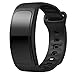 Feskio Samsung Gear Fit 2 Pro/Fit 2 SM-R360 Replacement Watch Band Strap Accessory Soft Silicone Wristband Strap Sport Band Bracelet for Samsung Gear Fit 2 Pro/SM-R360 Smartwatch