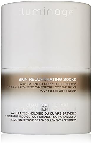 Iluminage Skin Rejuvenating Socks, Small/Medium, 3.4 oz.