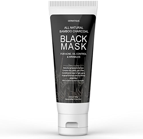 Dermatique Purifying Black Mask - LARGE SIZE (100g) Peel-Off Mask - Activated Charcoal, Deep Pore Cleanse for Acne and Oil Control