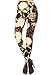 R734-OS Skull Romance Print Fashion Leggings