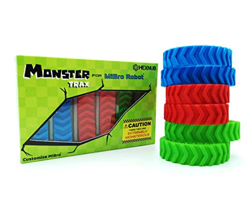 Hexnub Monster Trax for Mibro Really Rad Robot Kids Toy Accessory Extra Large Tread All Terrain Trac - coolthings.us
