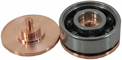 Fidget Spinner Caps with High Speed Ceramic Bearing Upgrade by Bever Products (Copper)