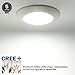 TORCHSTAR 6 Inch 5CCT LED Motion Sensor Disk Light, 5000K Daylight, CRI90, 15W Flush Mount Ceiling Light for Closet, Recessed Can & J-Box Wired, UL & ES Listed, Pack of 2