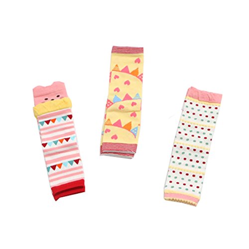 Lucky Staryuan Set of 6 Cotton Baby Cartoon Kneepads Leg Protector Style 1 - Thumbnail 5