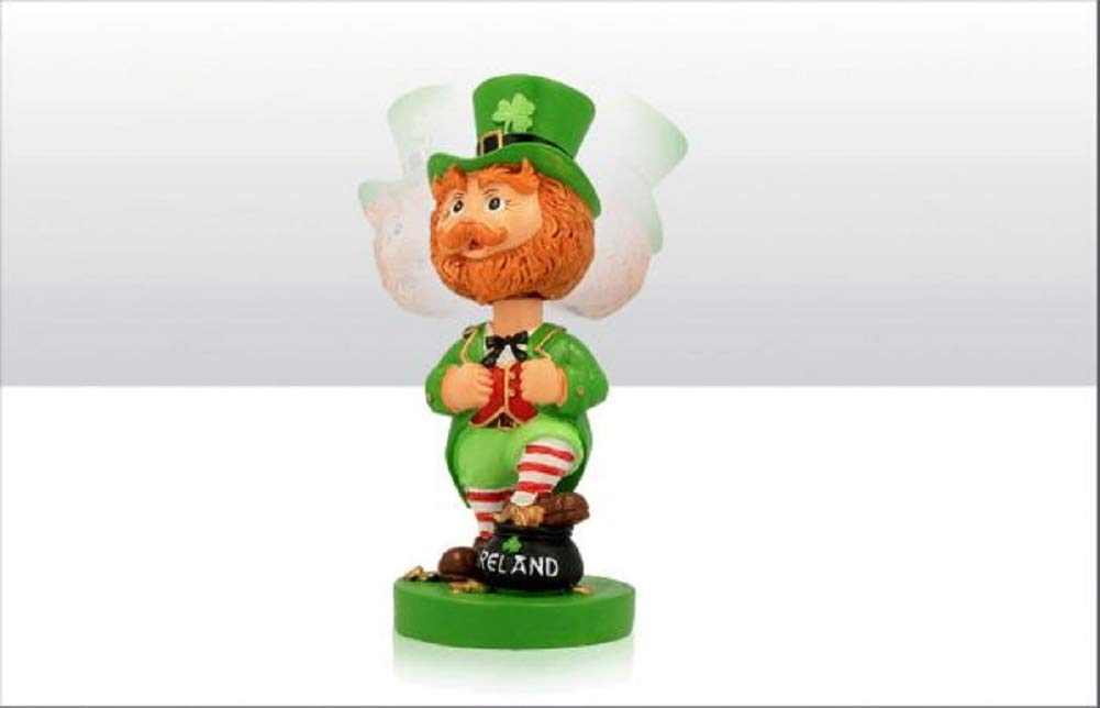Elgate Paddy O'Shamrock - Leprechaun Bobble Head Figurine, Green