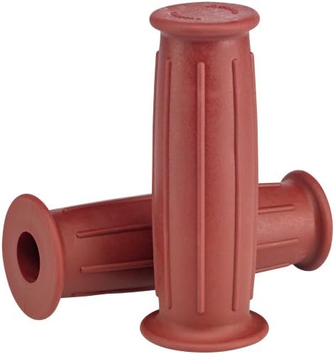Lowbrow Customs 3036 Oxblood Red 1" GT Grips (Perfect for Ironhead, Panhead, Shovelhead, or Custom Applications)