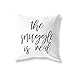 Anna Flora | The Snuggle Is Real Pillow Cover | Home Décor | Bedding Décor | Simple Quotes Pillow Cover | Love Quotes | Wedding Gift | Valentine Gift | Gift for Her Him Wife Husband