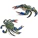 RAYNAG 1 Piece Artificial Plastic Crab, Simulated Sea Animal Home Party Decor Creative Gift, 6 Inch