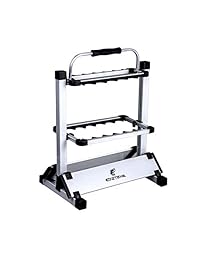 CUSTEAM Soporte para caña de pescar   Perfecto estable para 12 cañas   12 soporte para caña de pescar y combinaciones FL02M