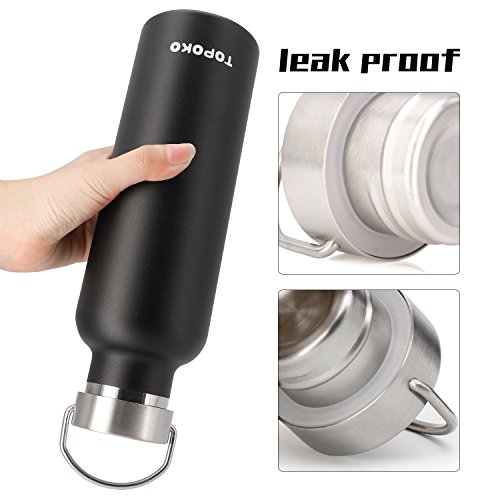 TOPOKO 25 oz Stainless Steel Vacuum Insulated Water Bottle, Keeps Drink