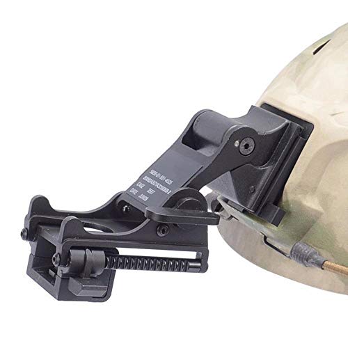 LIVIQILY Tactical Sports Helmets Mounting Bracket for Rhino NVG PVS-14/PVS-7 Night Vision Fast ACH PASGT MICH Helmets M88 (Black) - Thumbnail 6