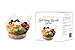 PERLLI Salad Bowl Set On Ice - Chilled Serving Bowls - Multifunctional - Includes Dome Lid + Serving Utensils - 4-Way Divider + Dip Cup + Spacious Dome Lid -Acrylic - 6.5-Quart Capacity